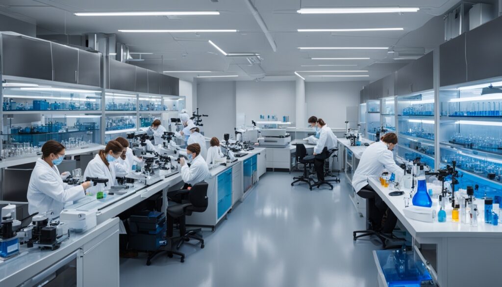 Biologielaboranten im Labor des Max-Planck-Instituts für Infektionsbiologie